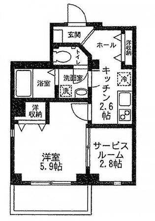 西葛西駅 徒歩17分 2階の物件間取画像